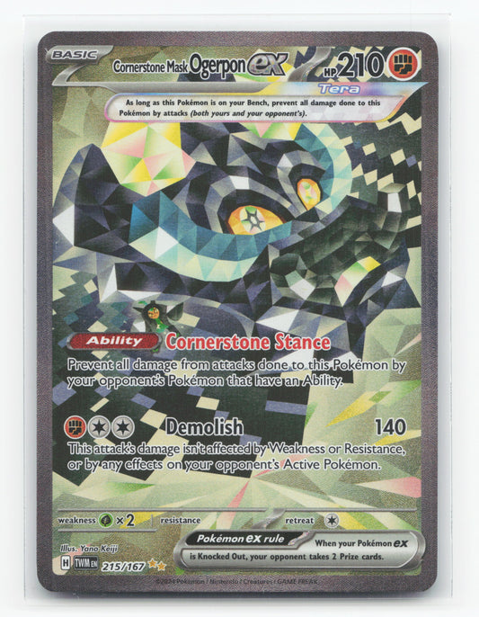 Cornerstone Mask Ogerpon ex 215/167 - Twilight Masquerade