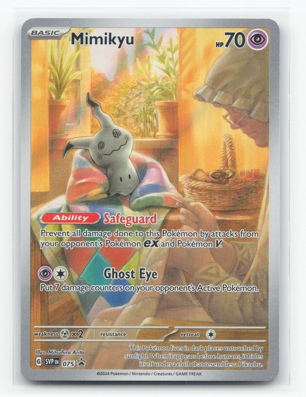 Mimikyu 075 - Scarlet & Violet Black Star Promos