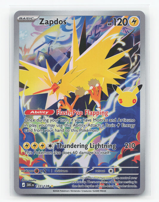 Zapdos 133/128 - 30th Celebration