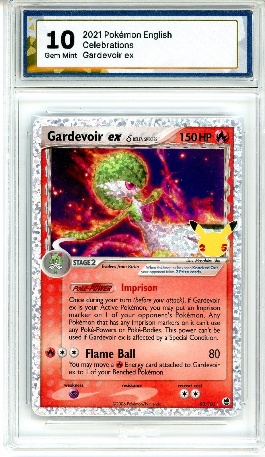RAUK 10 Gardevoir ex δ 93/101 - Dragon Frontiers