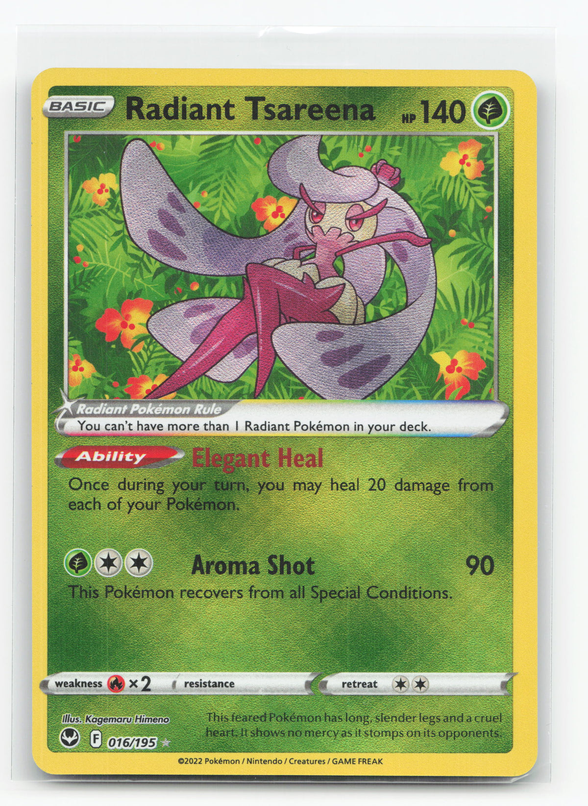 Radiant Tsareena 016/195 - Silver Tempest
