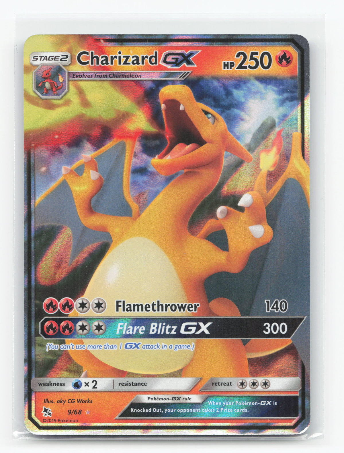 Charizard-GX 9/68 - Hidden Fates
