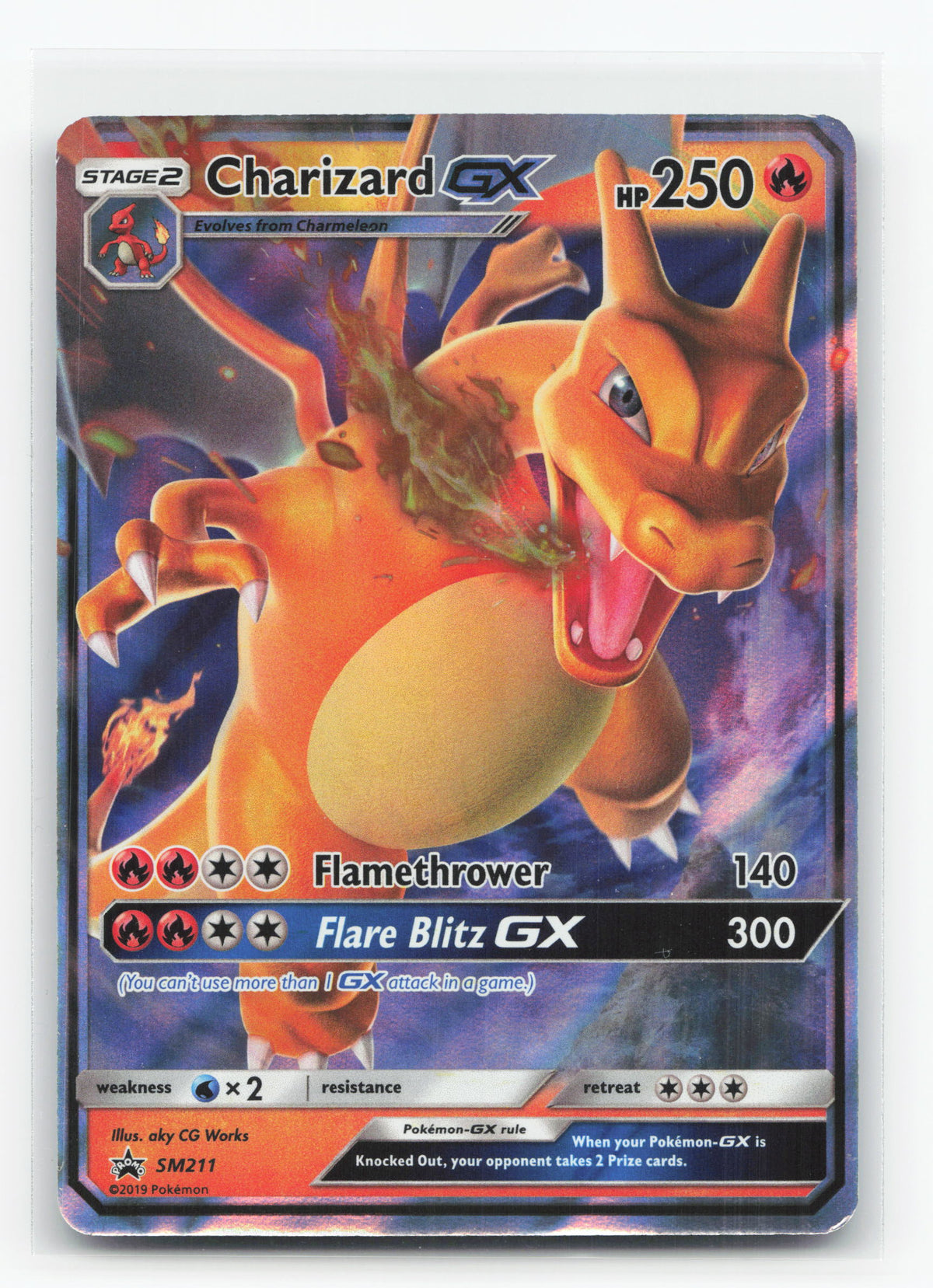 Charizard-GX SM211 - SM Black Star Promos