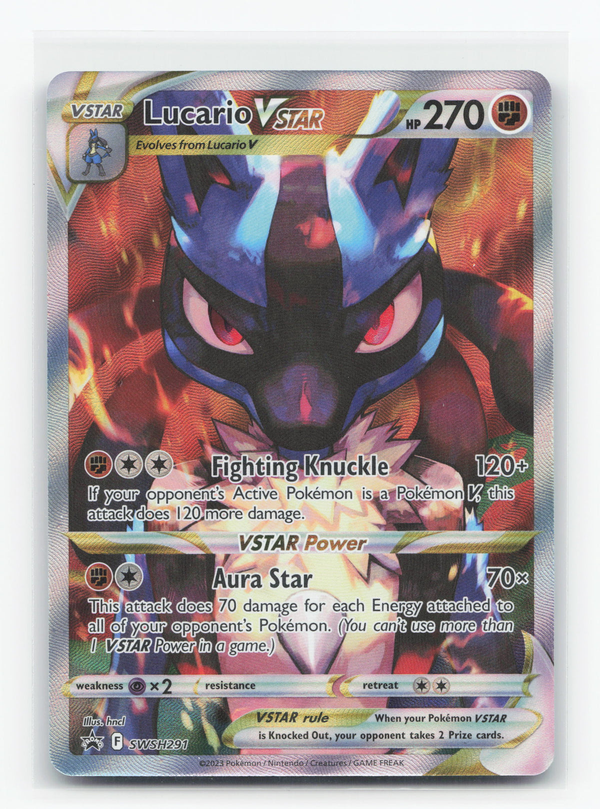 Lucario VSTAR SWSH291 - SWSH Black Star Promos
