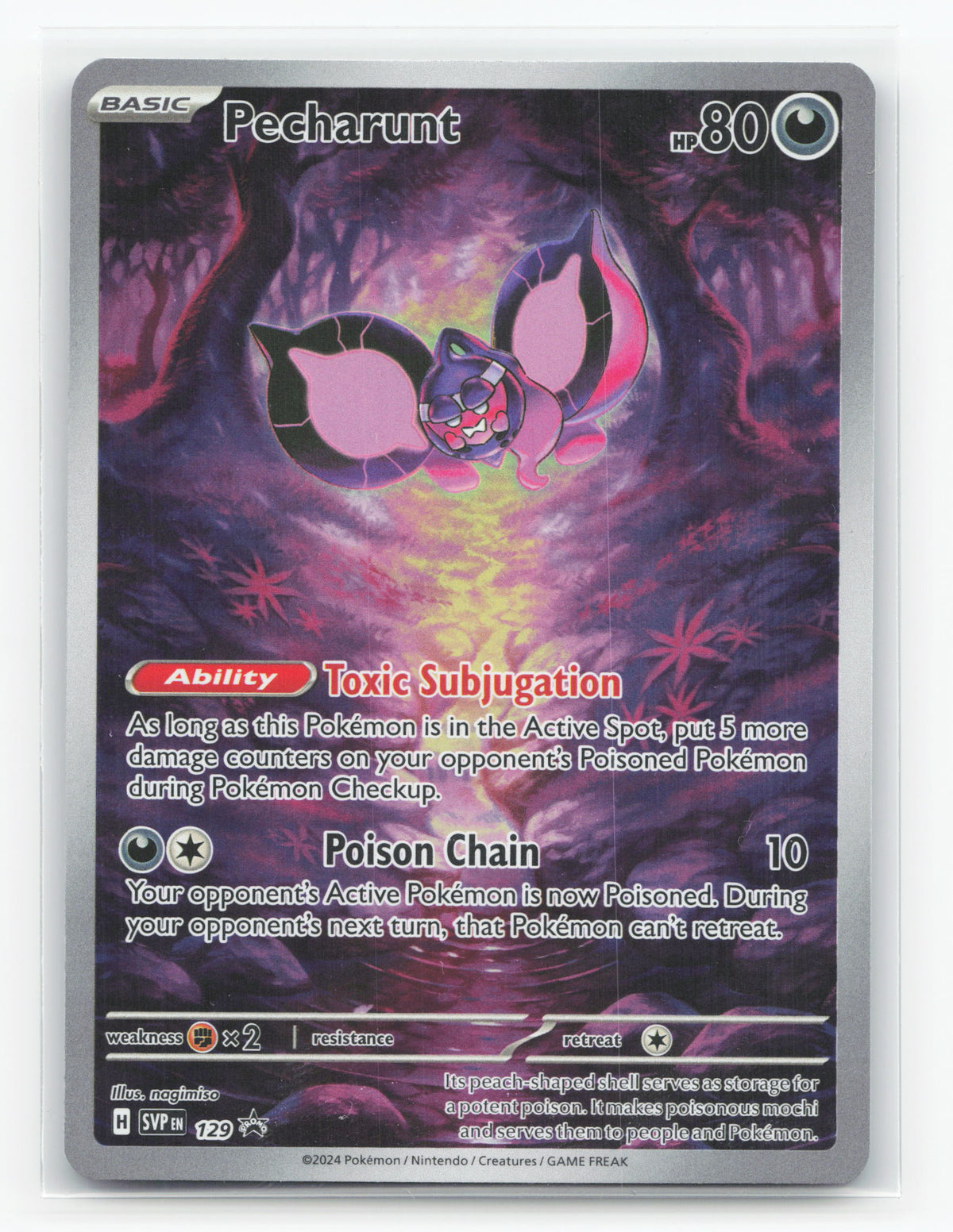 Pecharunt 129 - Scarlet & Violet Black Star Promos