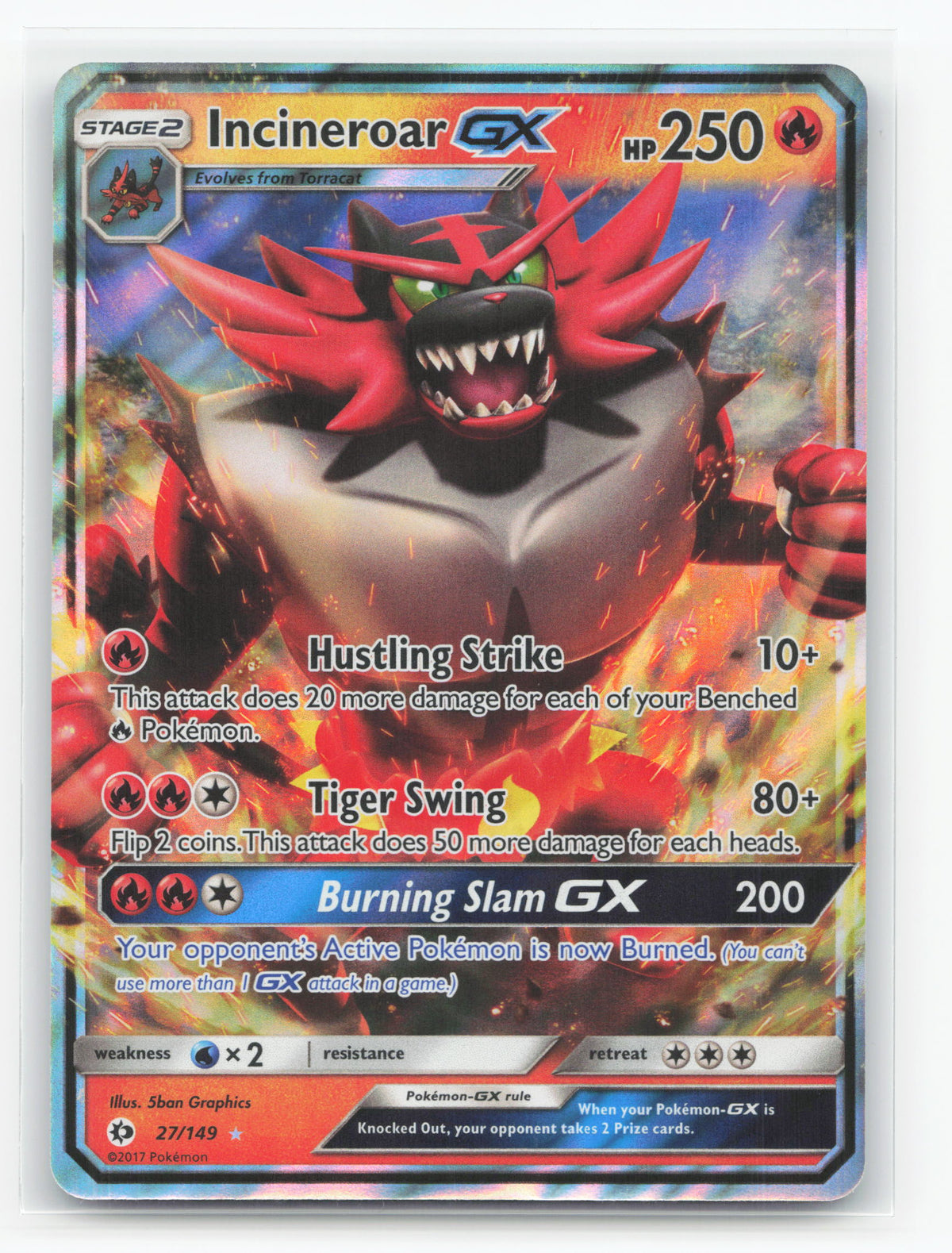Incineroar-GX 27/149 - Sun & Moon