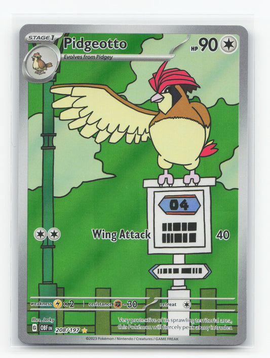 Pidgeotto 208/197 - Obsidian Flames