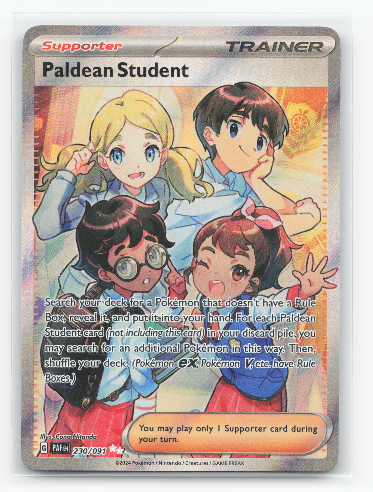 Paldean Student 230/091 - Paldean Fates