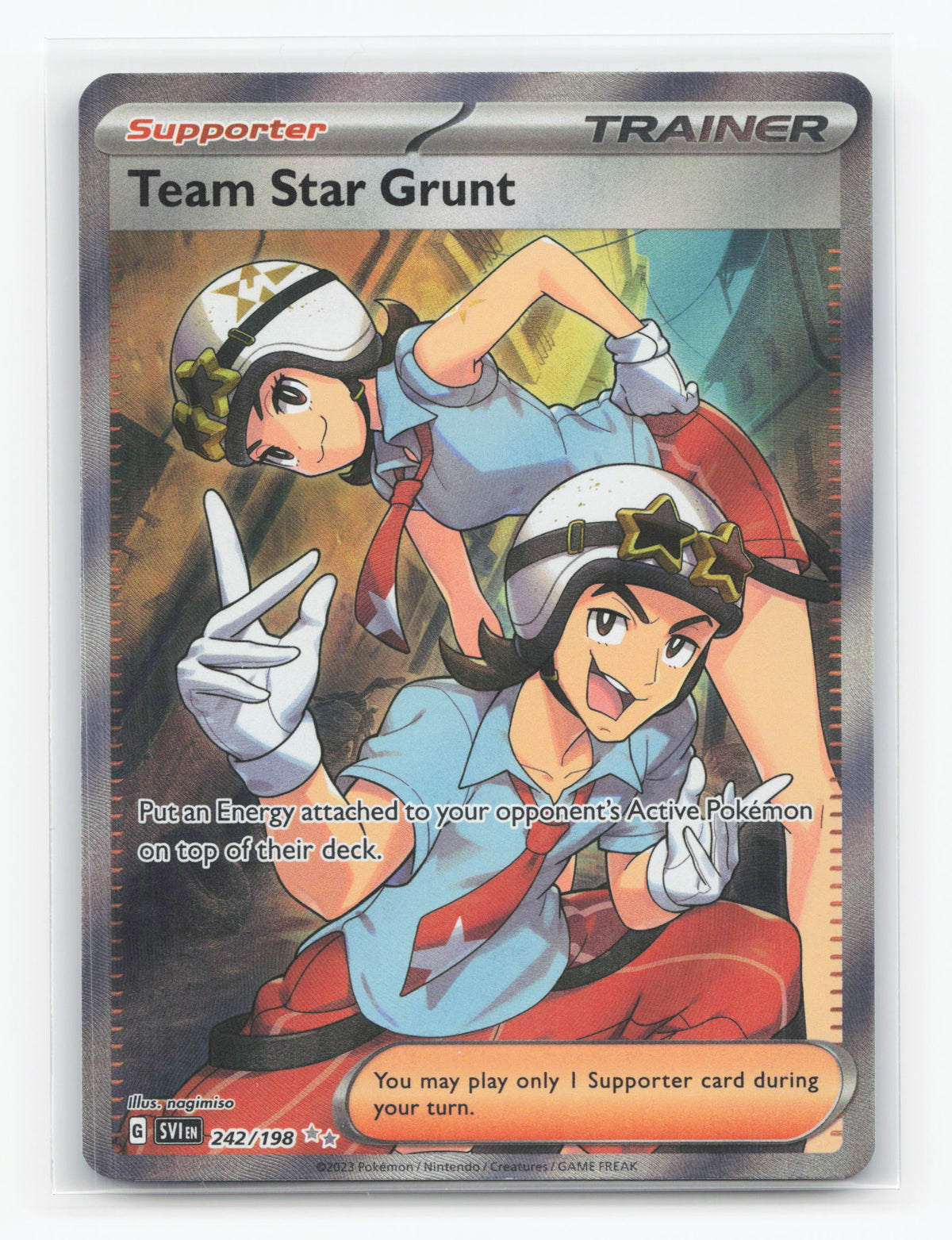 Team Star Grunt 242/198 - Scarlet & Violet