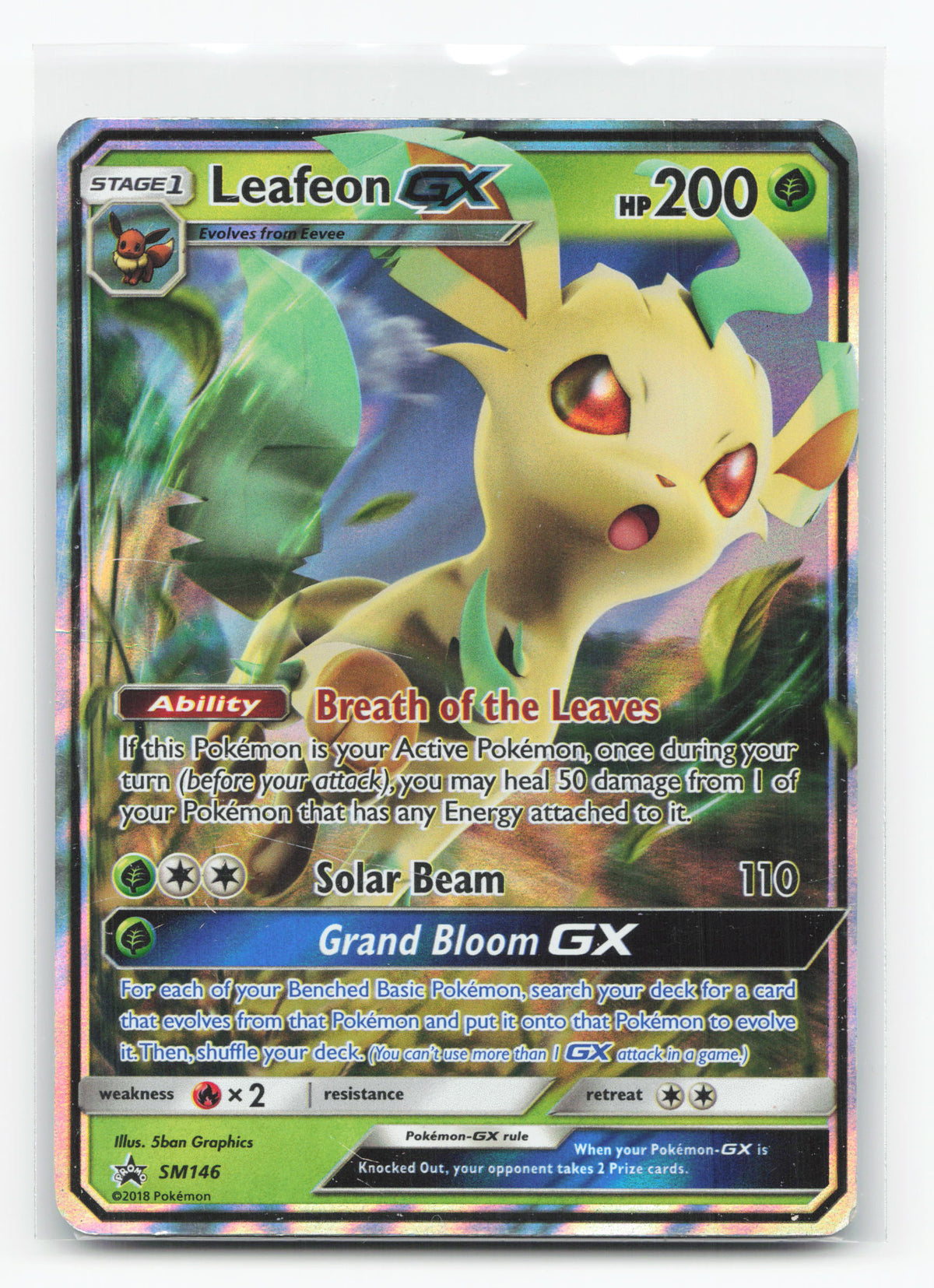 Leafeon-GX SM146 - SM Black Star Promos