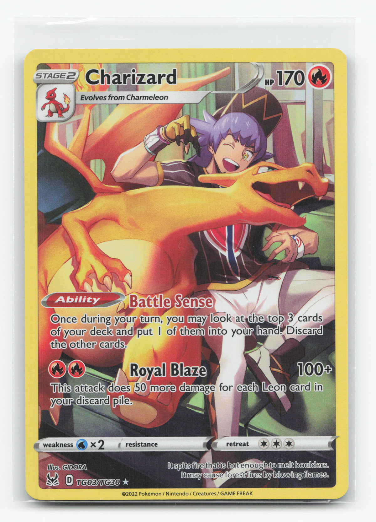 Charizard TG03/TG30 - Lost Origin Trainer Gallery