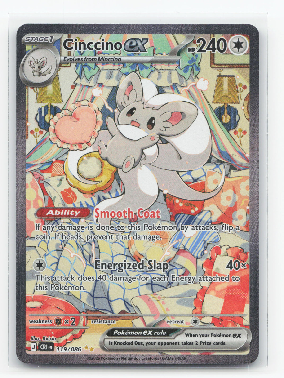 Cinccino ex 119/086 - Chaos Rising