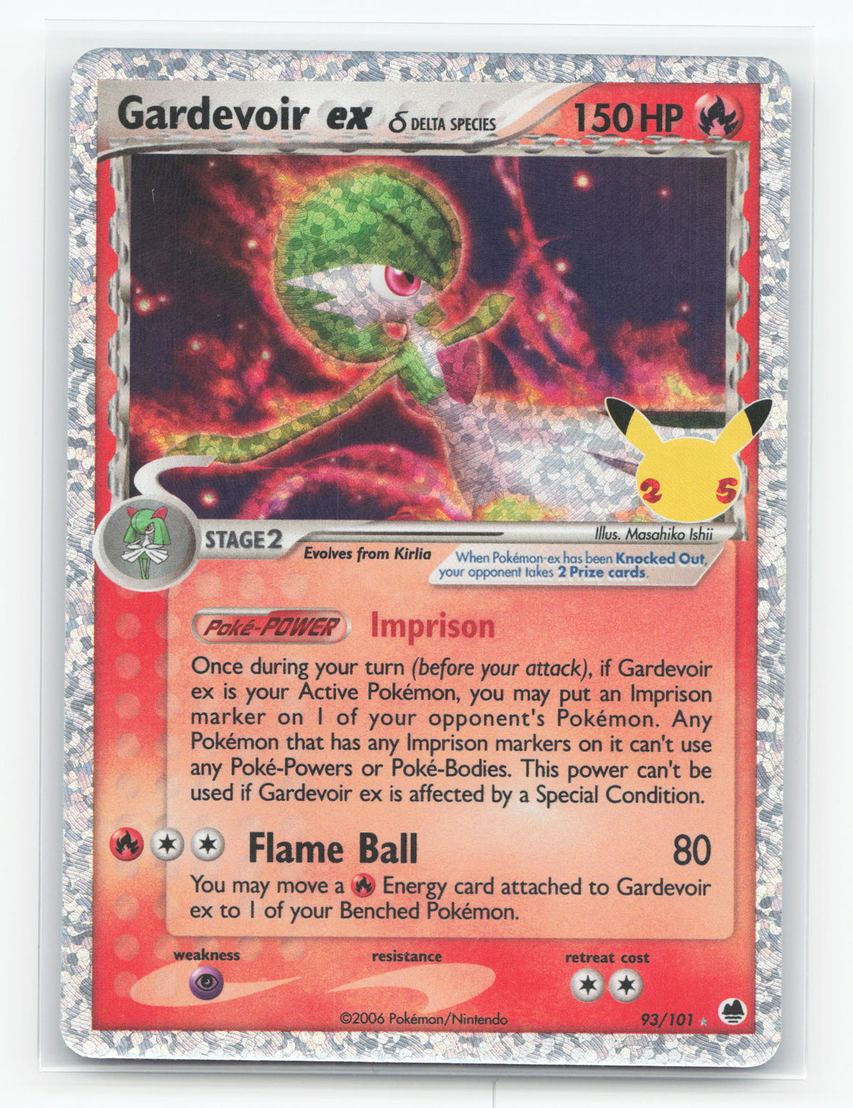 Gardevoir ex δ 93 - Celebrations: Classic Collection