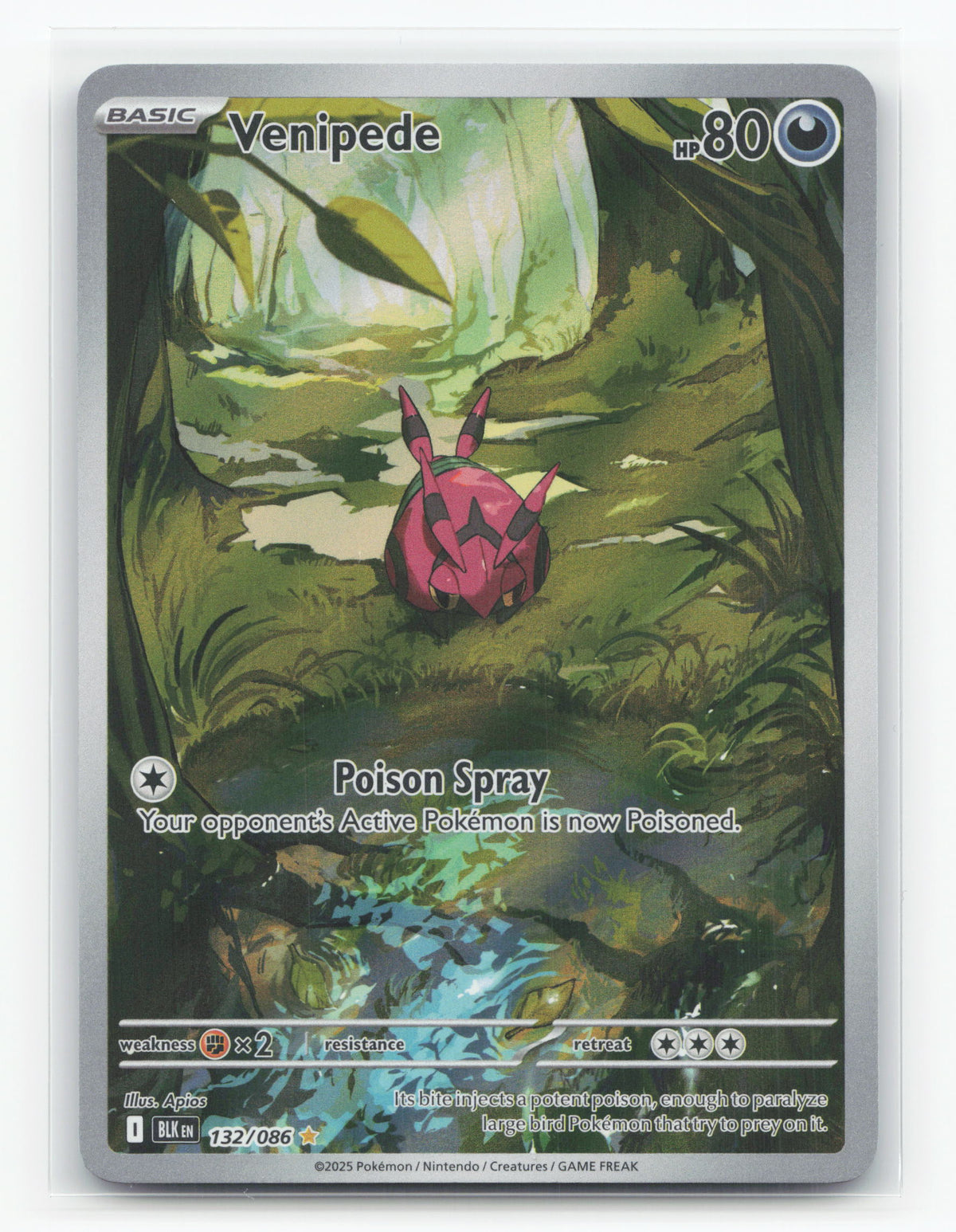 Venipede 132/086 - Black Bolt