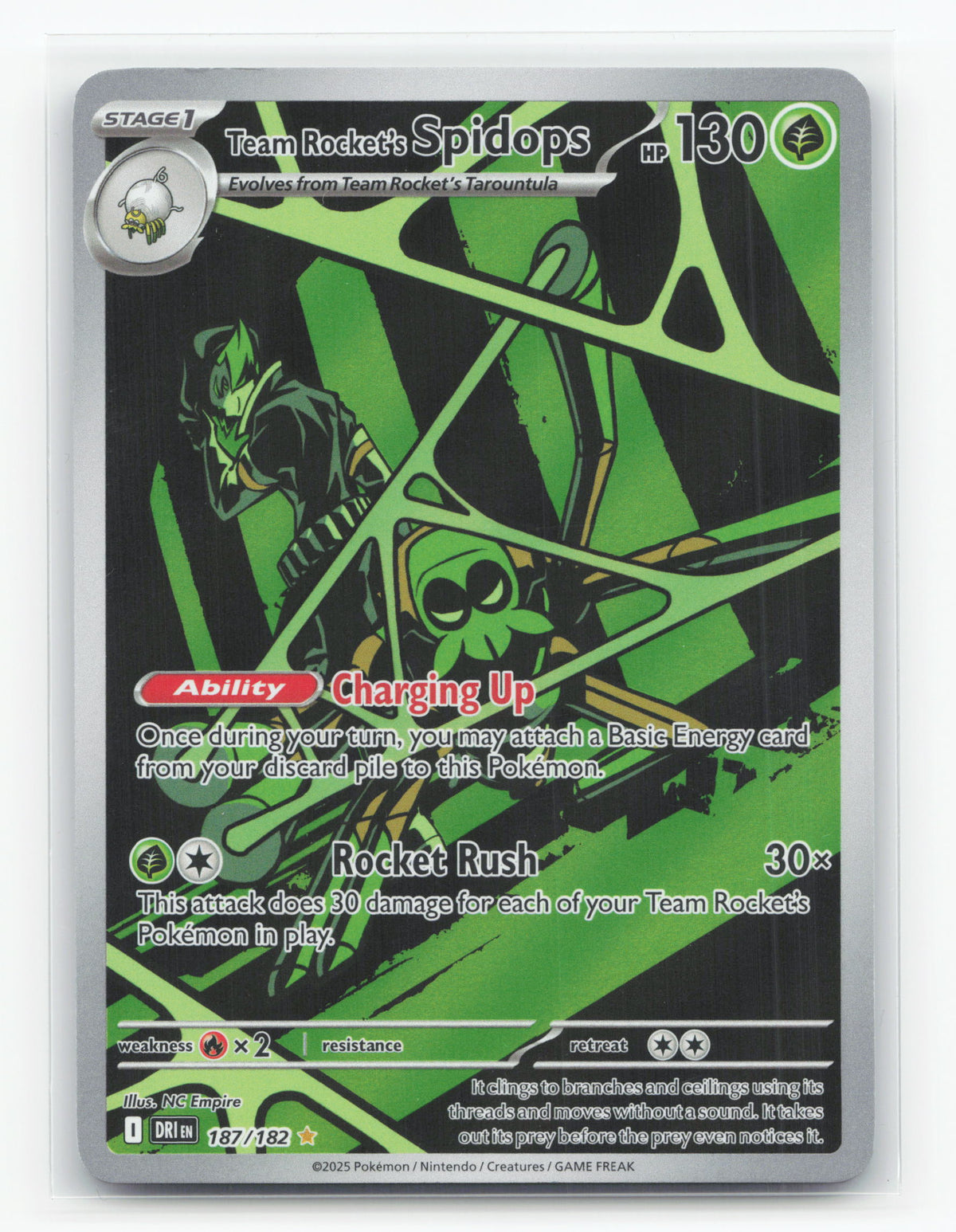 Team Rocket's Spidops 187/182 - Destined Rivals