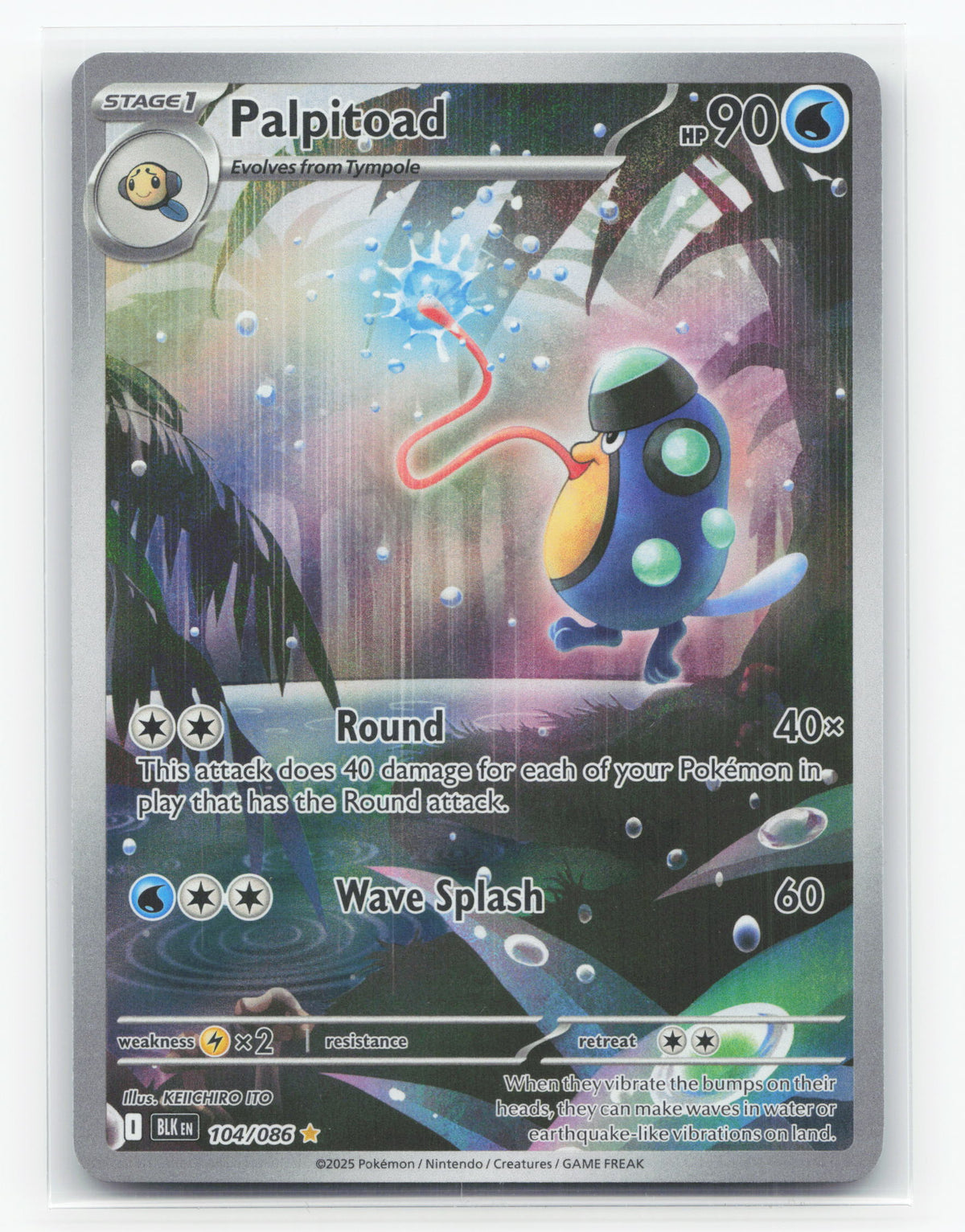 Palpitoad 104/086 - Black Bolt