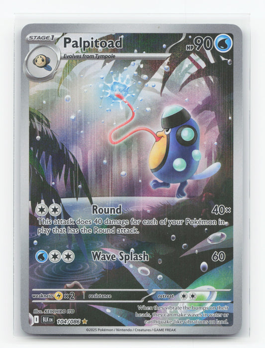 Palpitoad 104/086 - Black Bolt