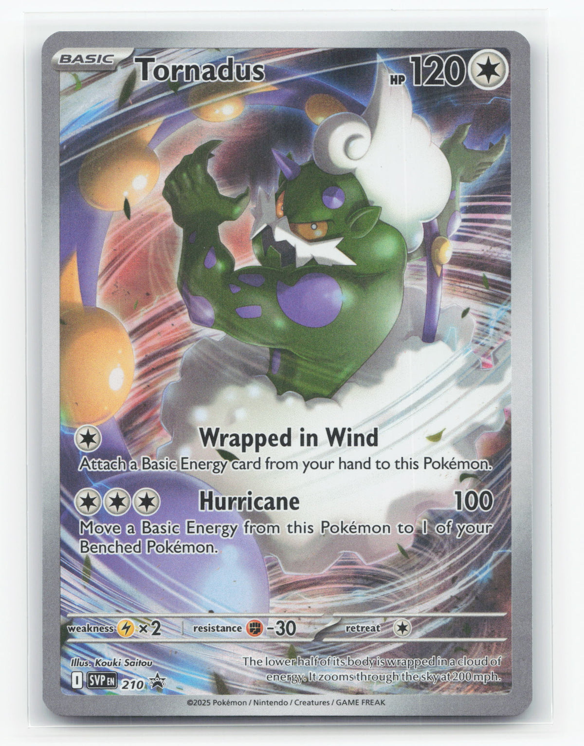 Tornadus 210 - Scarlet & Violet Black Star Promos