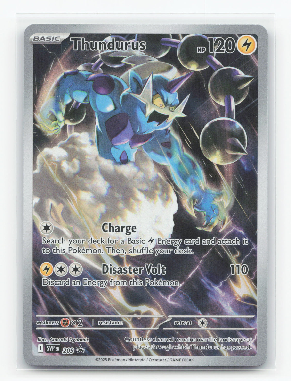 Thundurus 209 - Scarlet & Violet Black Star Promos