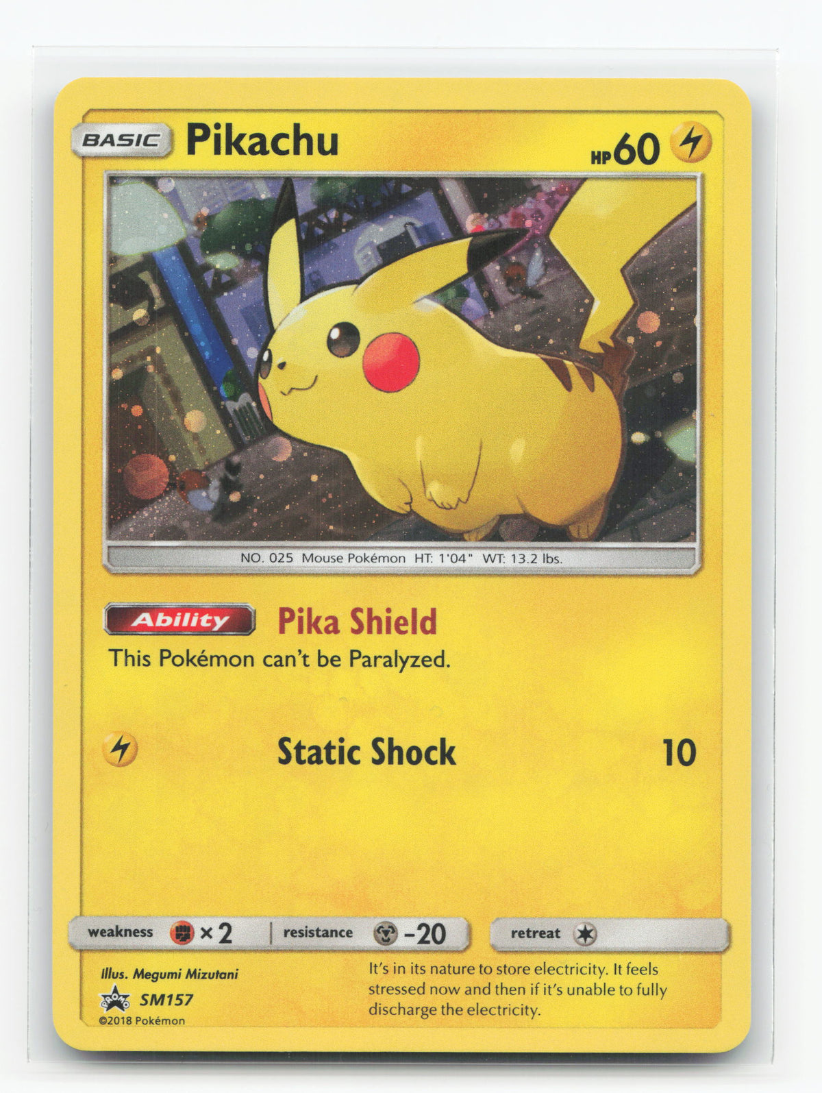 Pikachu SM157 - SM Black Star Promos