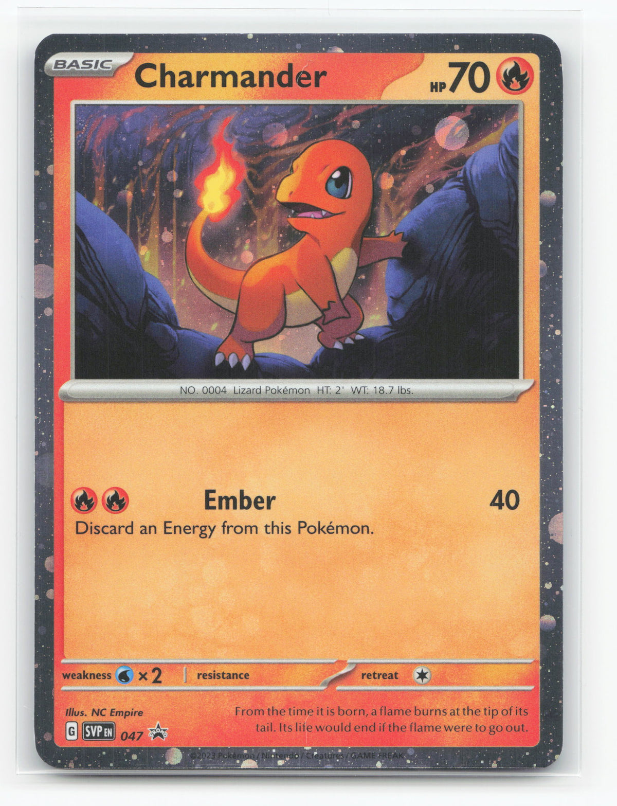 Charmander 047 - Scarlet & Violet Black Star Promos