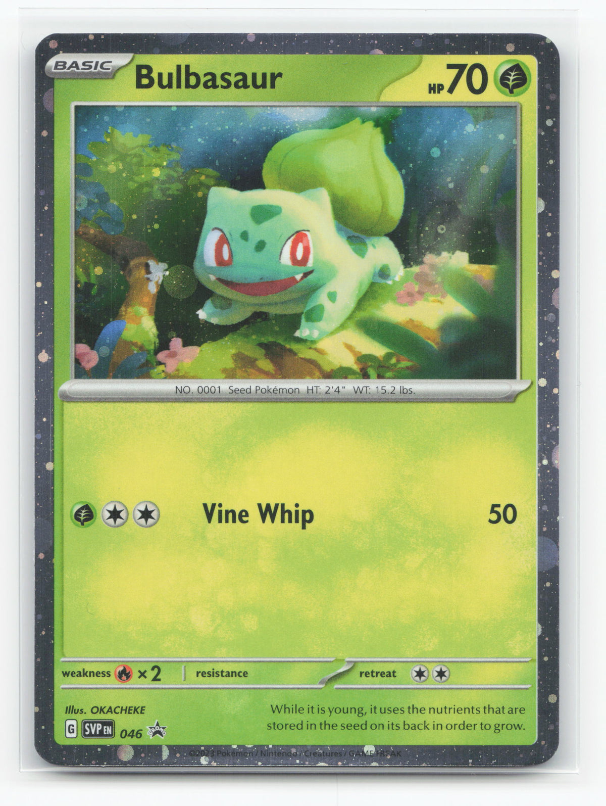 Bulbasaur 046 - Scarlet & Violet Black Star Promos