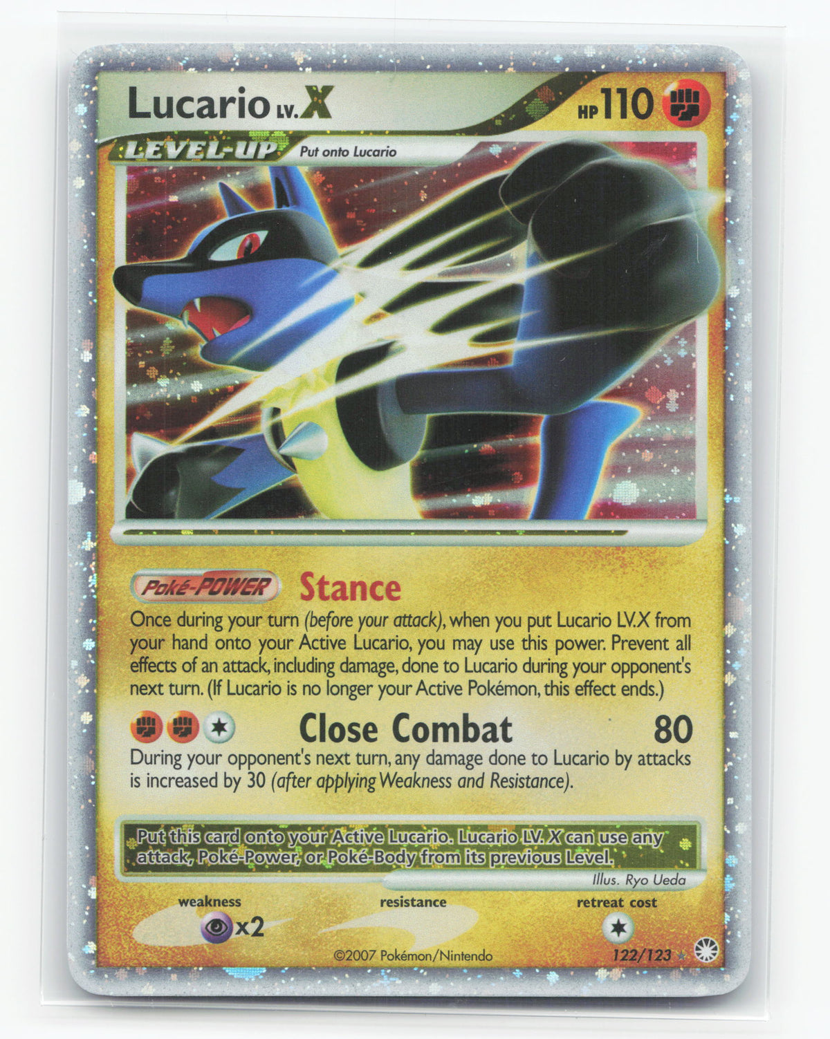 Lucario LV.X 122/123 - Mysterious Treasures