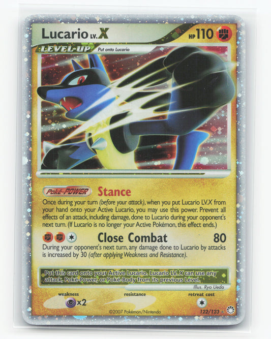Lucario LV.X 122/123 - Mysterious Treasures