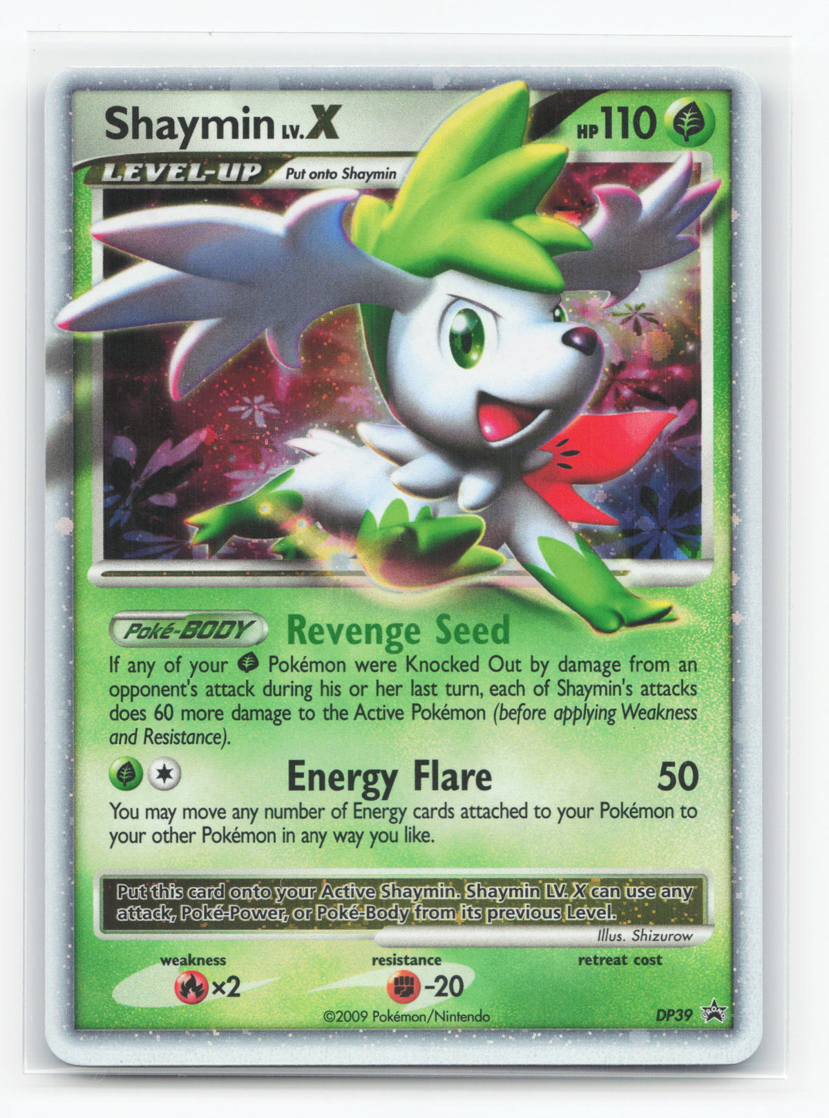 Shaymin LV.X DP39 - DP Black Star Promos