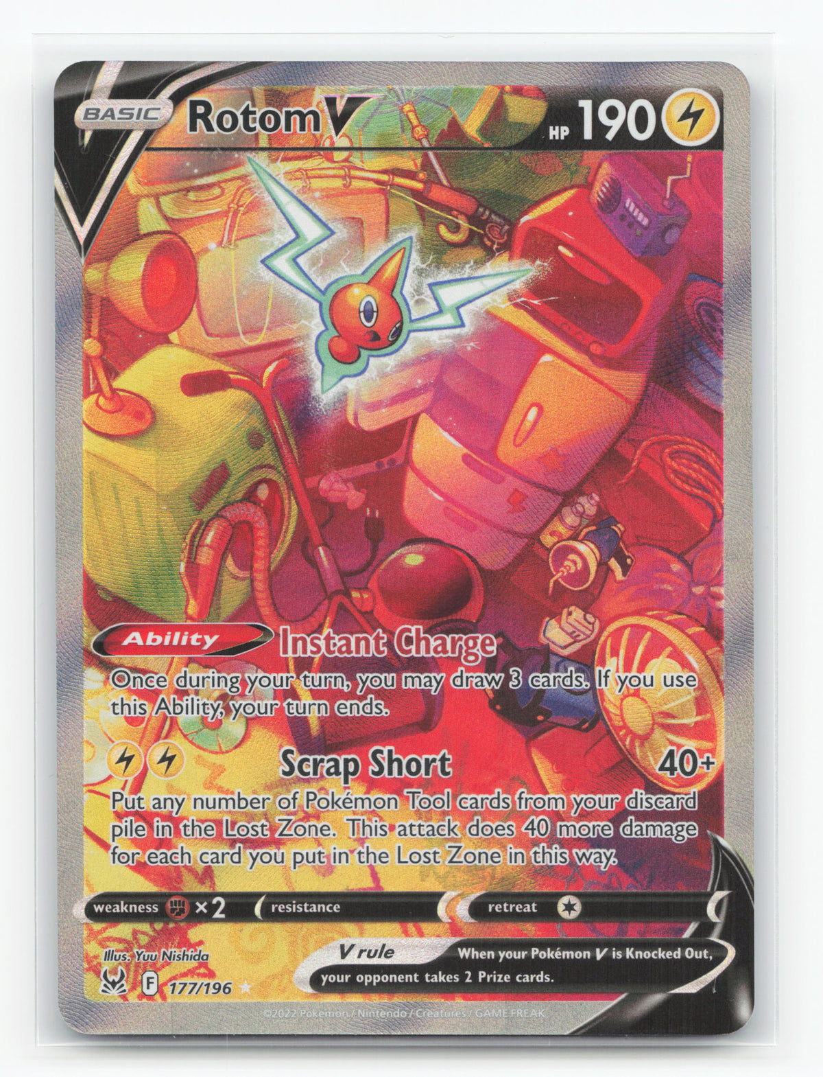 Rotom V 177/196 - Lost Origin