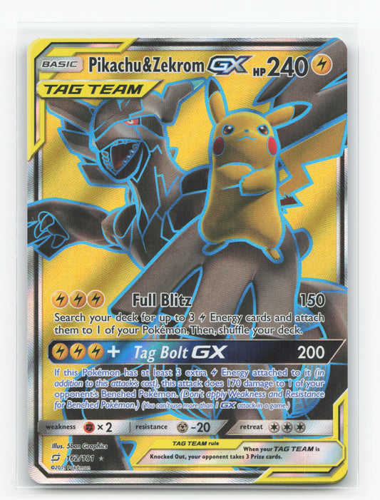 Pikachu & Zekrom-GX 162/181 - Team Up