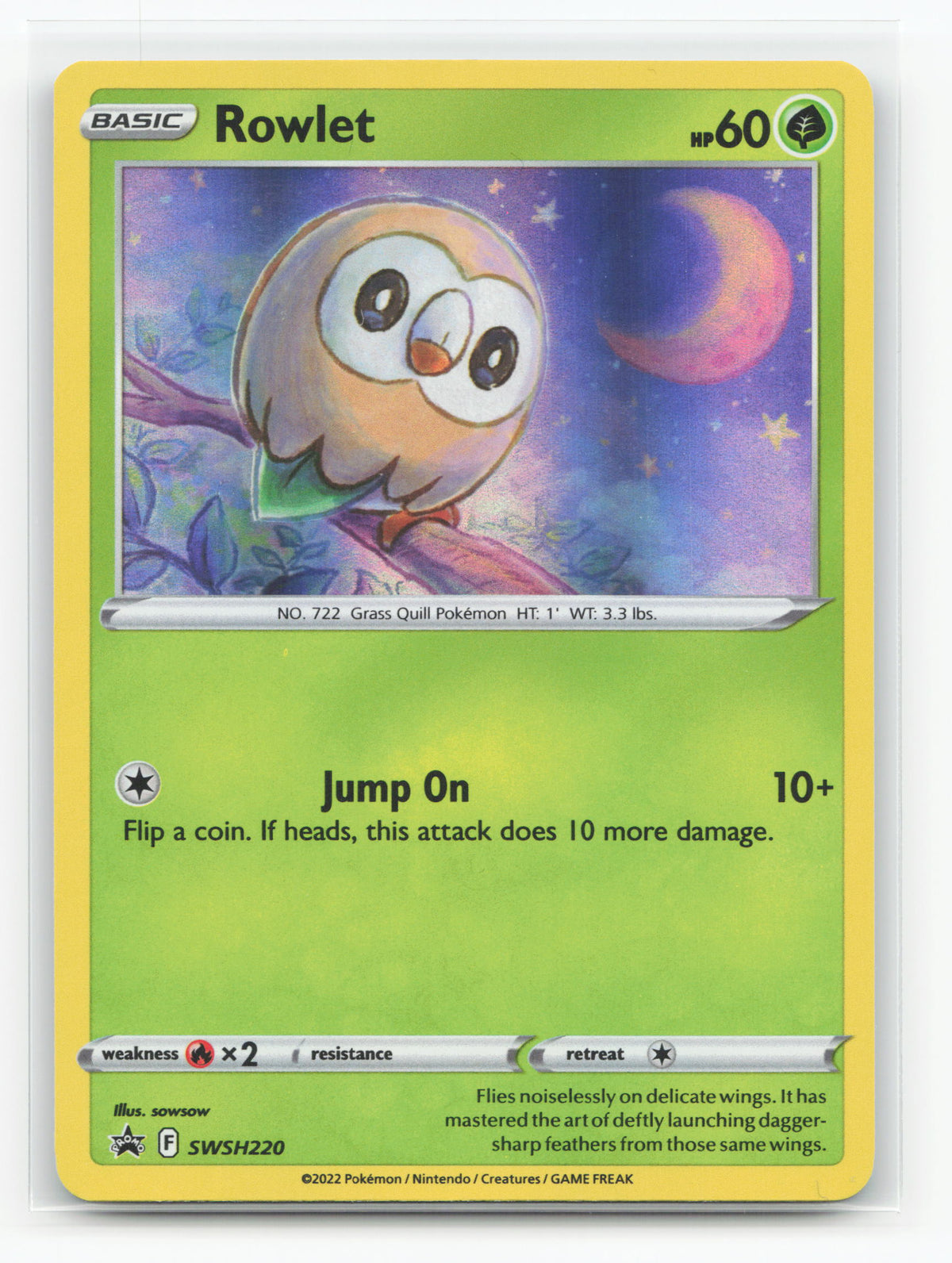 Rowlet SWSH220 - SWSH Black Star Promos
