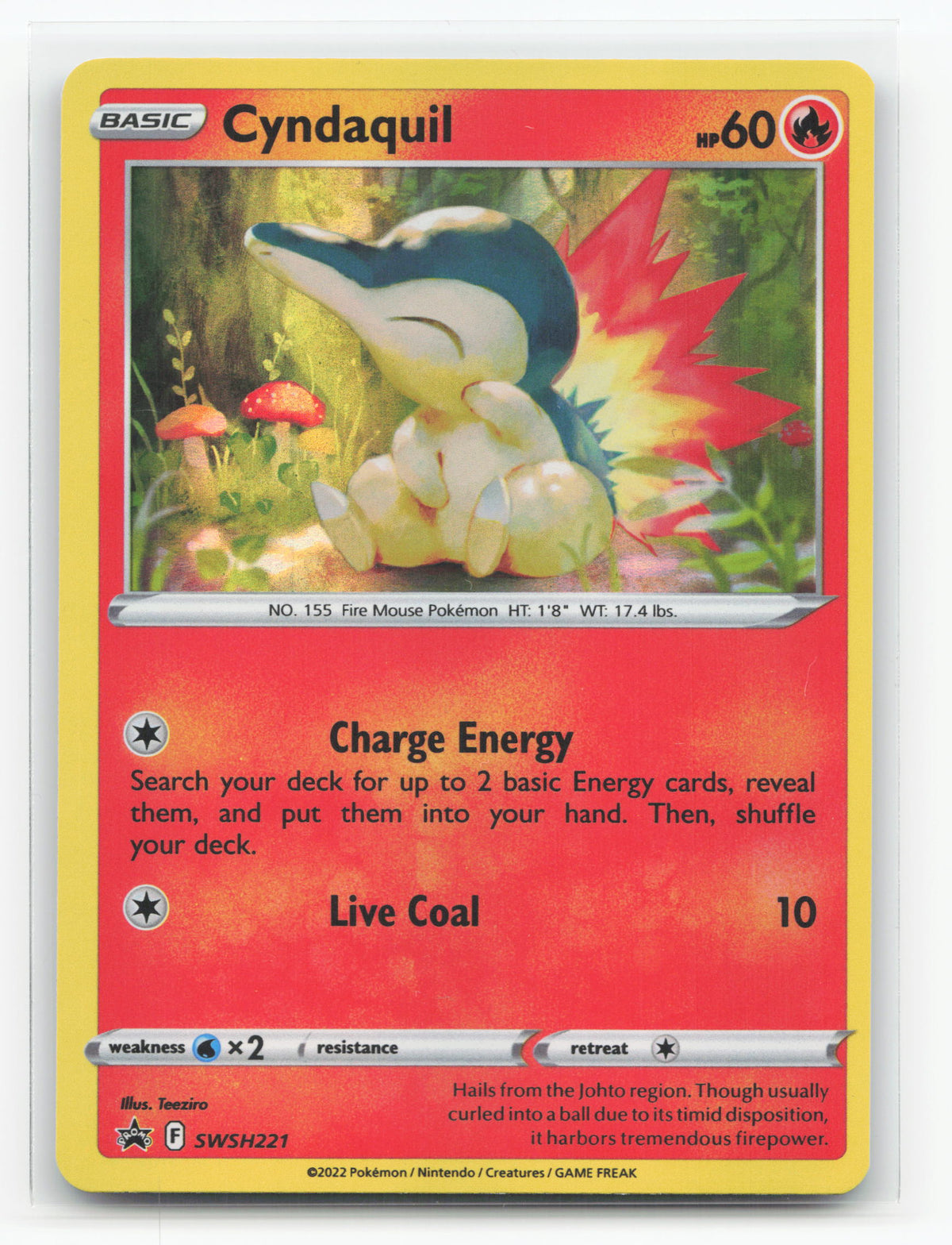 Cyndaquil SWSH221 - SWSH Black Star Promos
