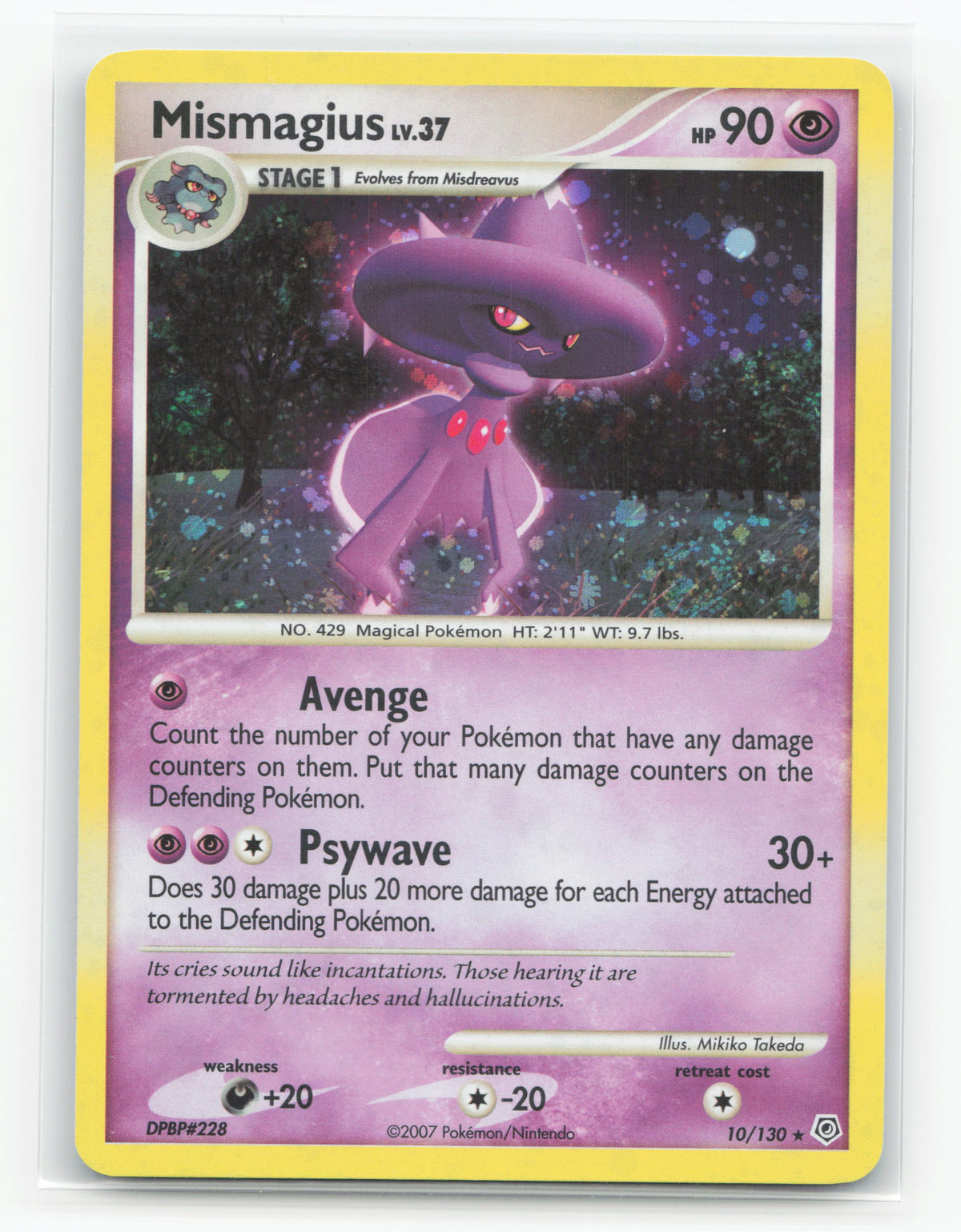 Mismagius 10/130 - Diamond & Pearl
