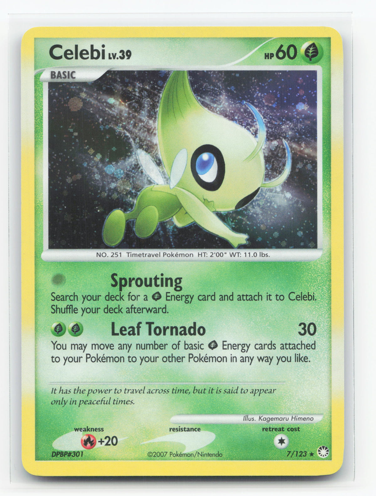 Celebi 7/123 - Mysterious Treasures