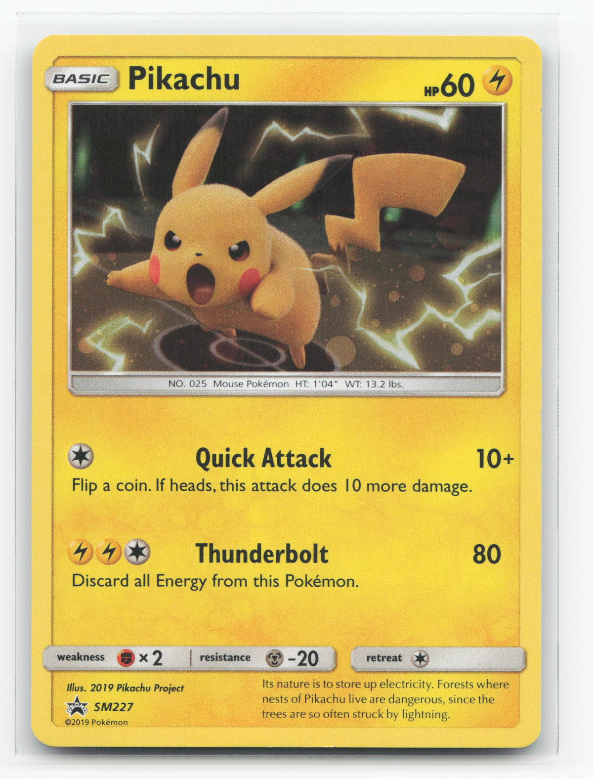 Pikachu SM227 - SM Black Star Promos