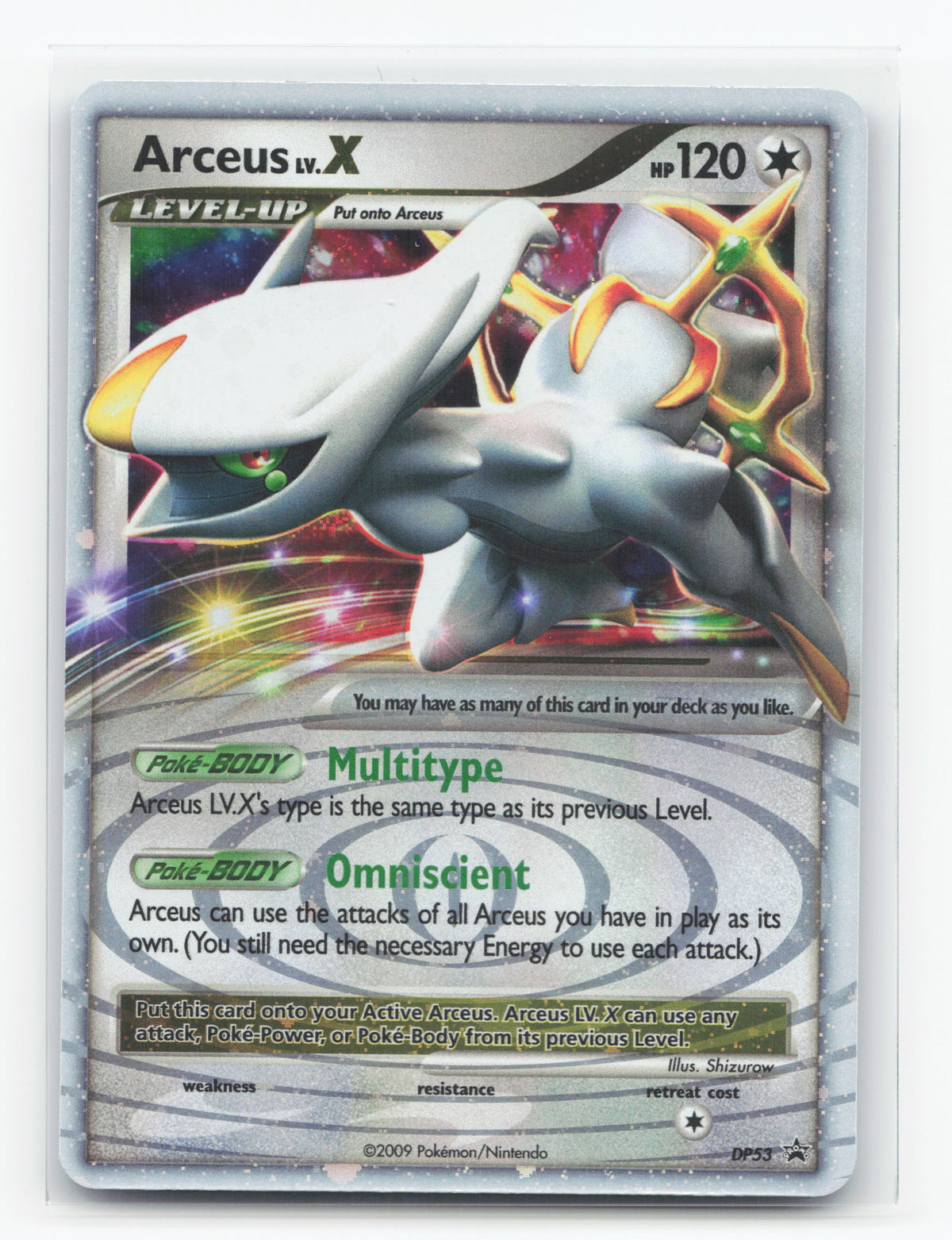 Arceus LV.X DP53 - DP Black Star Promos