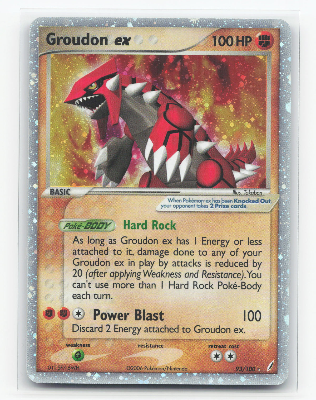 Groudon ex 93/100 - Crystal Guardians