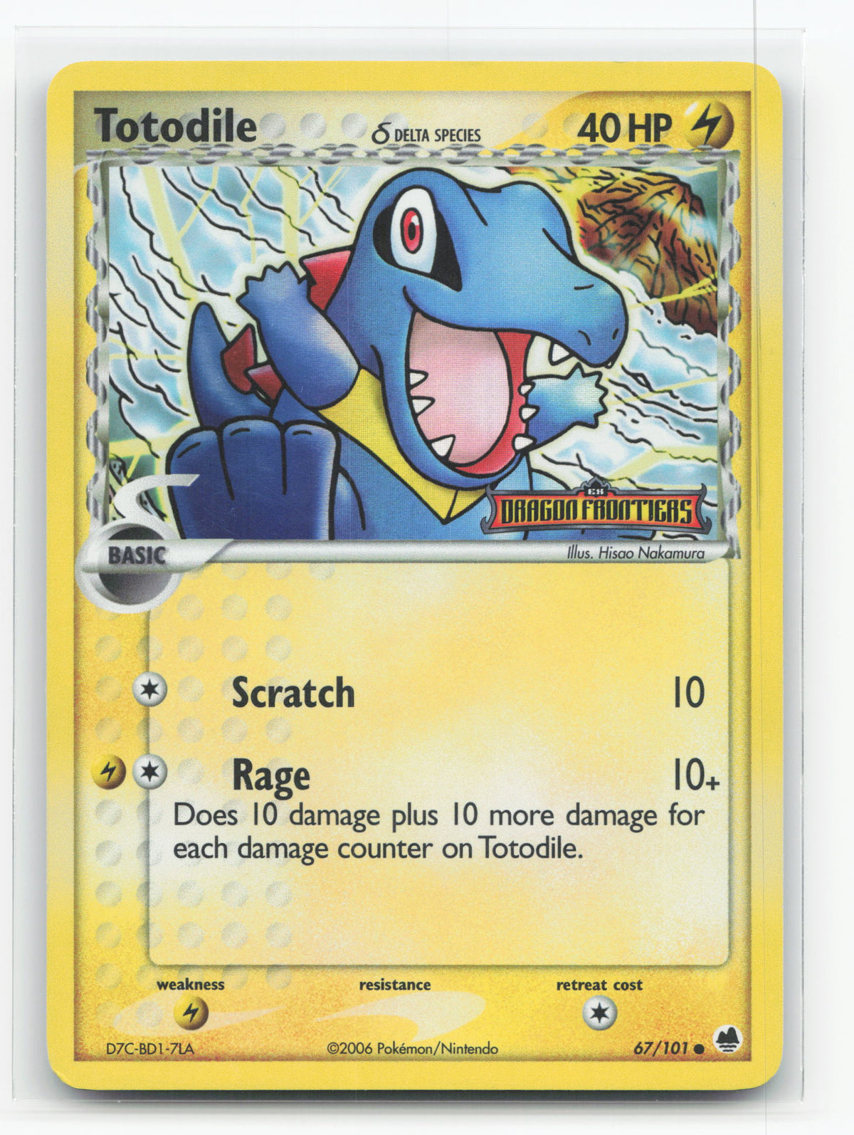 Totodile δ 67/101 - Dragon Frontiers