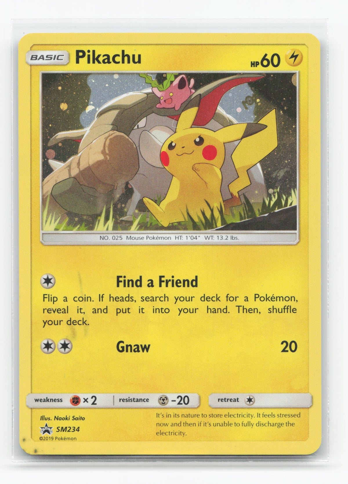 Pikachu SM234 - SM Black Star Promos