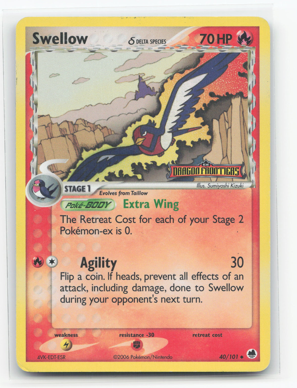Swellow δ 40/101 - Dragon Frontiers