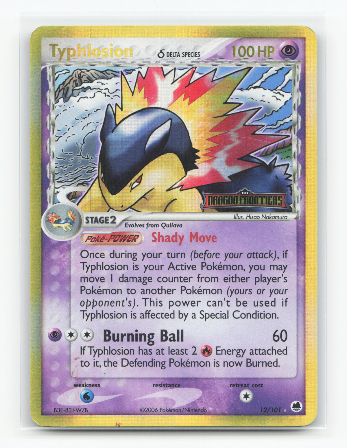 Typhlosion δ 12/101 - Dragon Frontiers