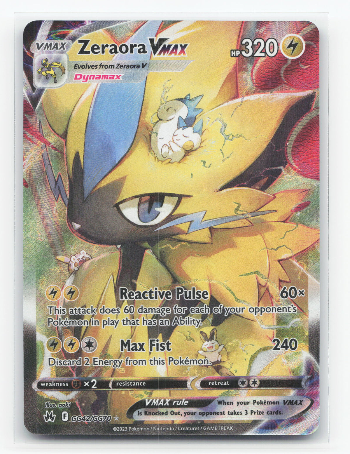 Zeraora VMAX GG42/GG70 - Crown Zenith Galarian Gallery