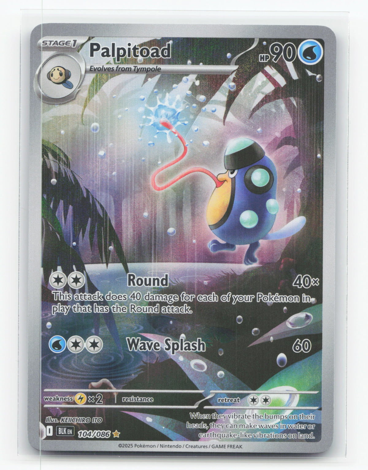 Palpitoad 104/086 - Black Bolt