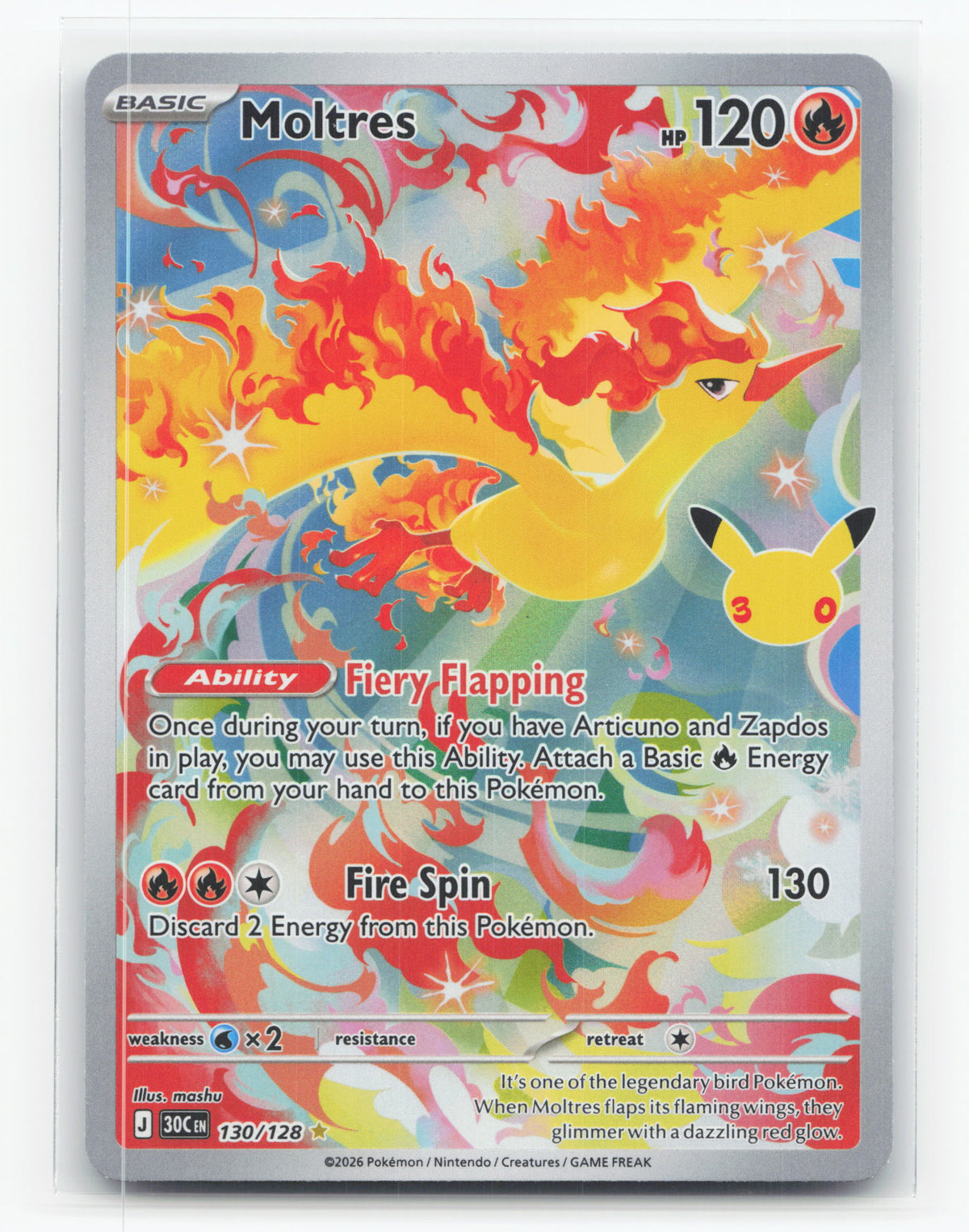 Moltres 130/128 - 30th Celebration