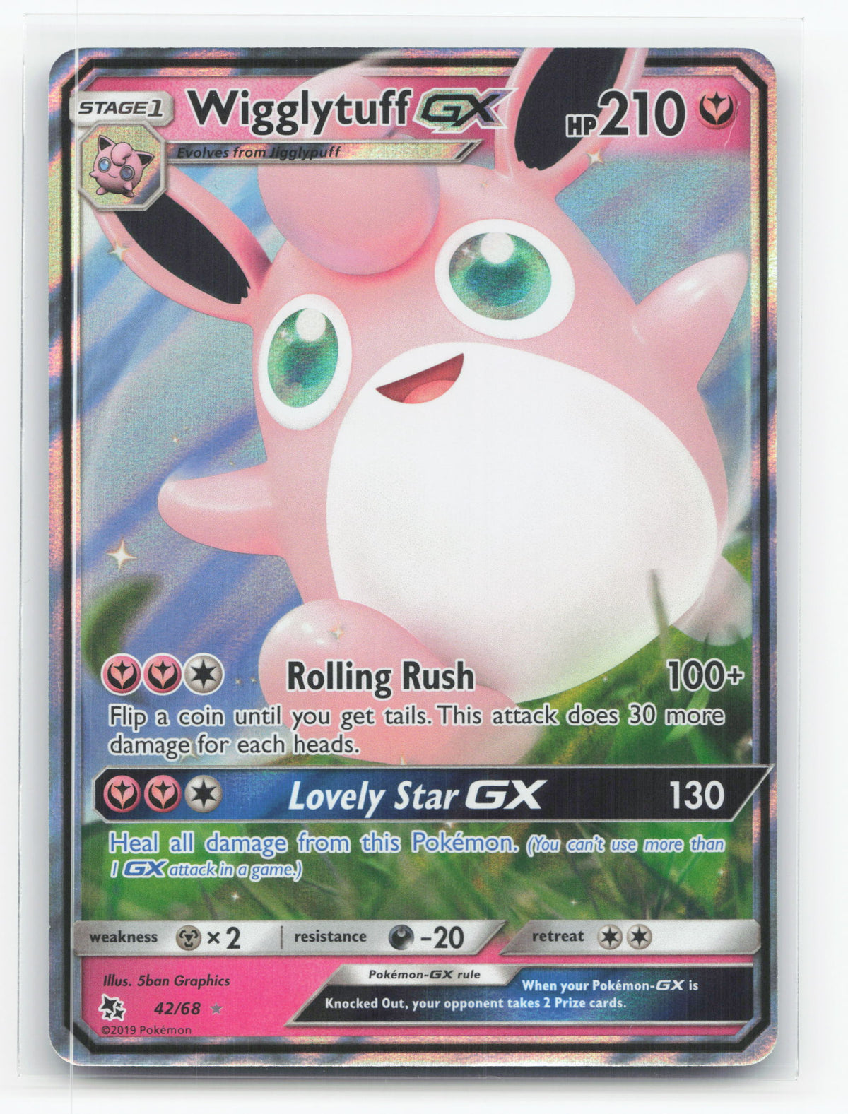 Wigglytuff-GX 42/68 - Hidden Fates