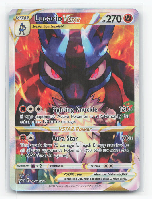 Lucario VSTAR SWSH291 - SWSH Black Star Promos