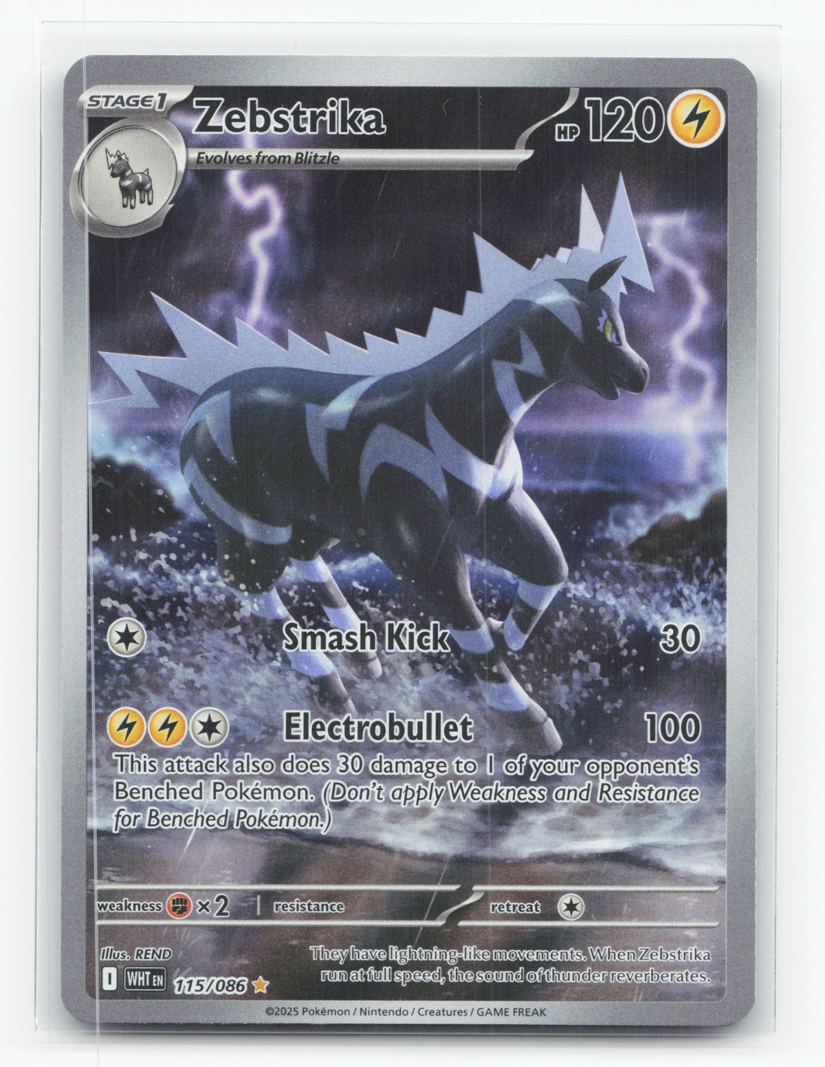 Zebstrika 115/086 - White Flare