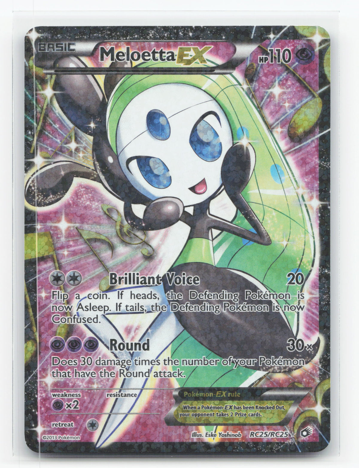 Meloetta-EX RC25/RC25 - Legendary Treasures