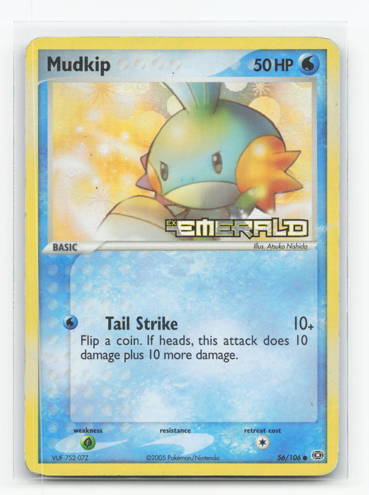 Mudkip 56/106 Reverse Holo - Emerald